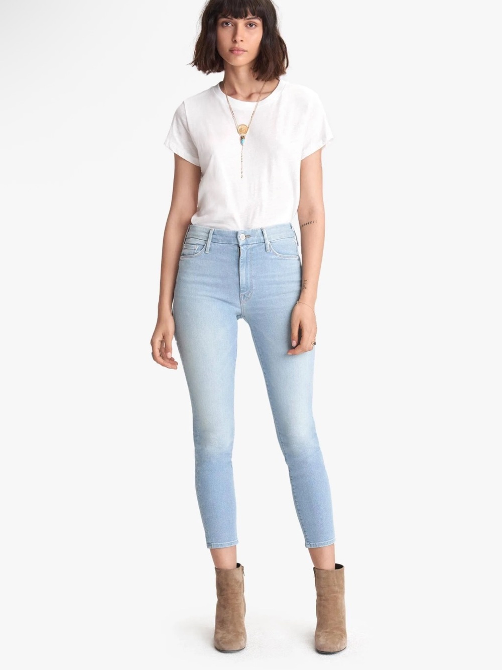 MOTHER the Looker crop jeans
